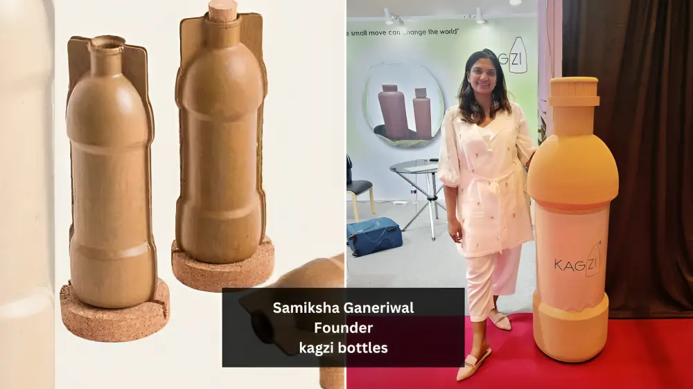 samiksha ganeriwal of kagzi bottles